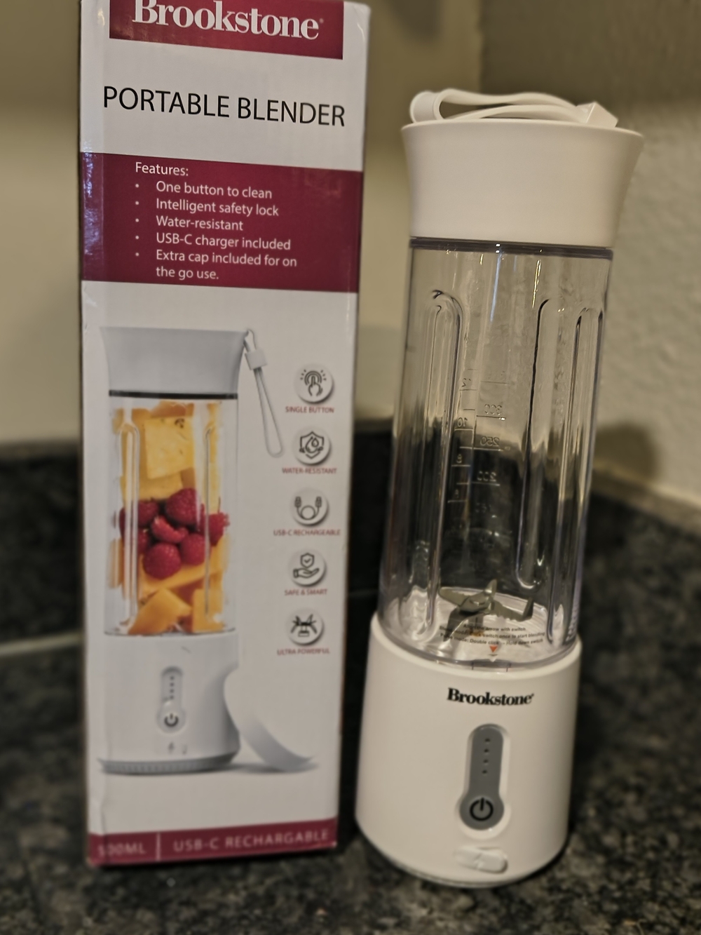 Brookstone Portable Blender - White